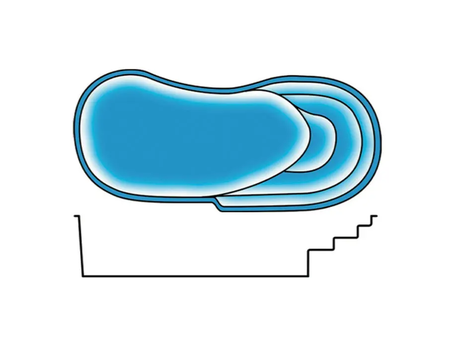 model ppp gala Piscine forme libre fond plat Coque Polyester 7×3 – GALA Be Well Canada SPA Savoie Piscine forme libre fond plat Coque Polyester 7×3 – GALA